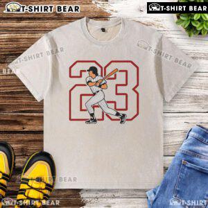 Top-inspired Ryne Sandberg Forever 23 washed t-shirt featuring vintage design and comfortable fit for fans.