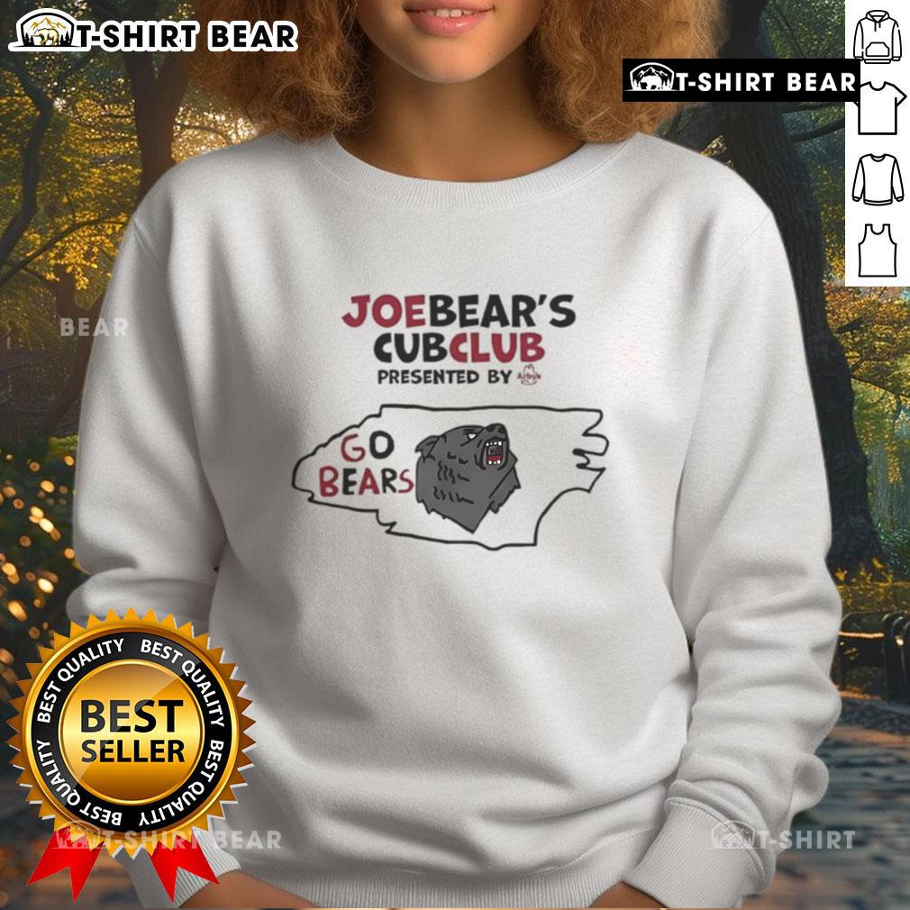 Top Joe Bear Cub Club sweatshirt presented by Arby's featuring a vibrant design and cozy fit for fans.