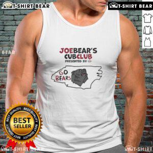 Top Joe Bear Cub Club tank top presented by Arby's featuring a playful bear design, perfect for casual wear.