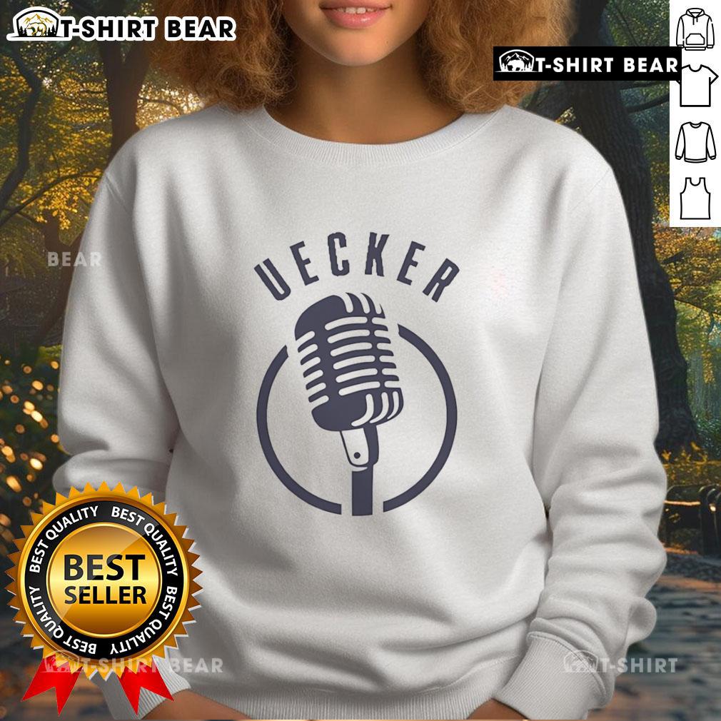 Top Microphone Bob Uecker Milwaukee Brewers sweatshirt featuring team logo and classic design for fans.