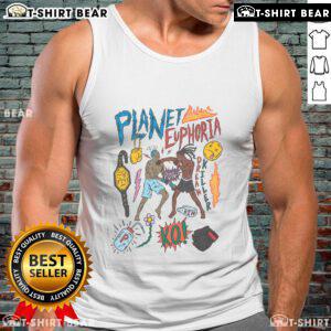 Top Planet Euphoria Dream Killer boxing match graphic tank top showcasing a bold design for fitness enthusiasts.