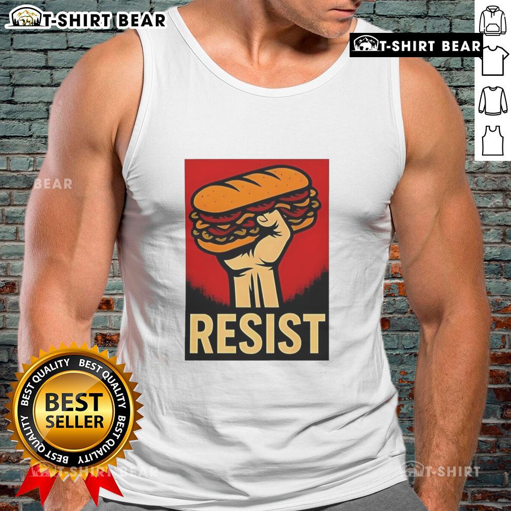 Stylish Top Resist DC Sandwich Thrower 2025 tank top featuring vibrant design, perfect for casual summer outfits.