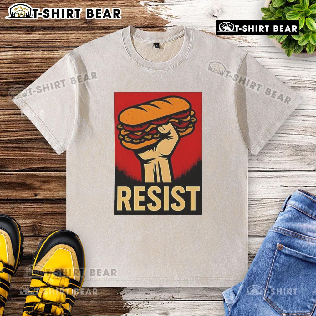 Top Resist DC Sandwich Thrower 2025 washed t-shirt featuring a stylish design and comfortable fit for casual wear.