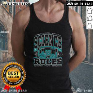 Top Science Rules Max Collegiate Tank Top featuring a vibrant design, perfect for casual wear and school spirit.
