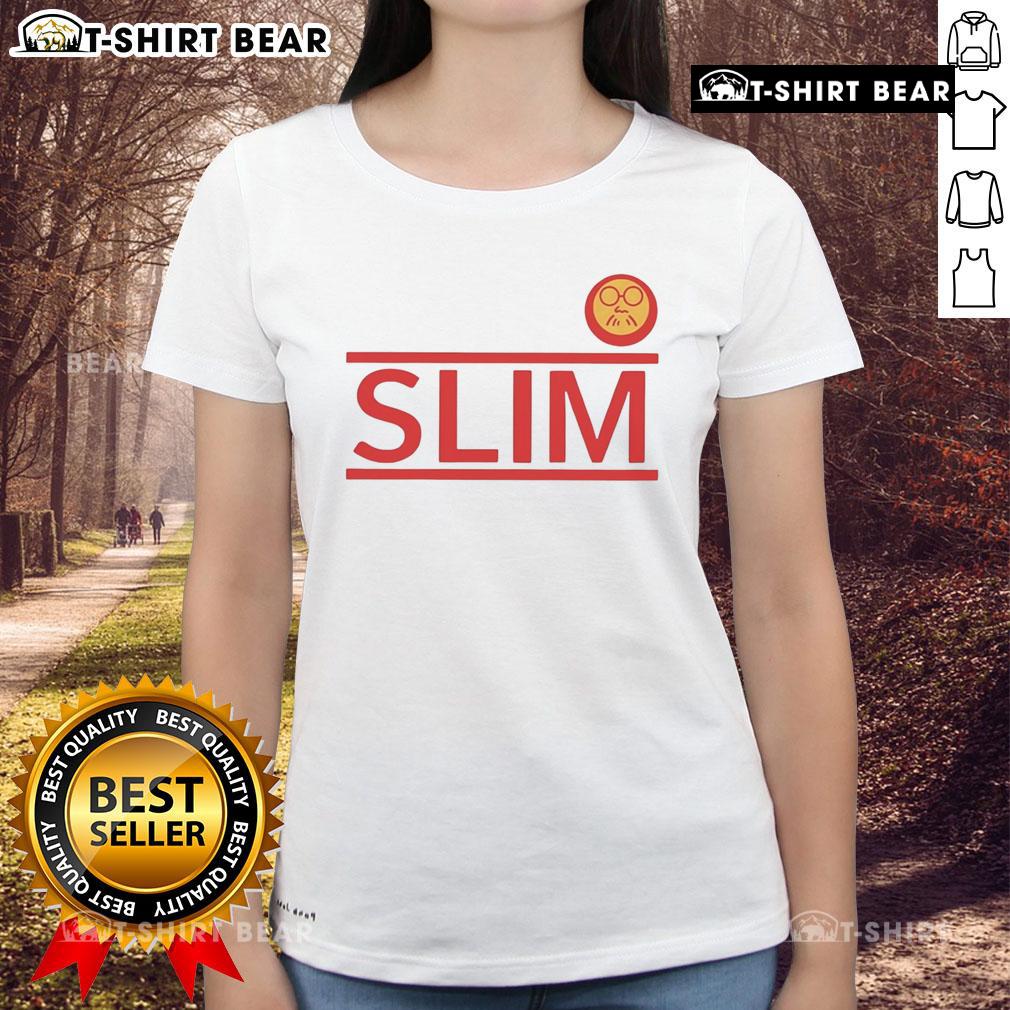 Top Slim Sakamoto logo on a stylish ladies tee, showcasing modern fashion and comfort for women.