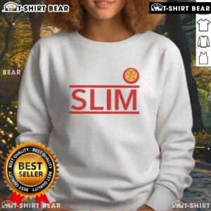 Alt Text: Stylish Top Slim Sakamoto logo sweatshirt featuring a modern design, perfect for casual wear and street fashion.
