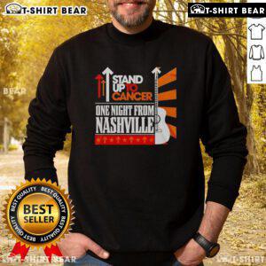 Top Stand Up To Cancer One Night From Nashville sweatshirt showcasing stylish design and support for cancer research.