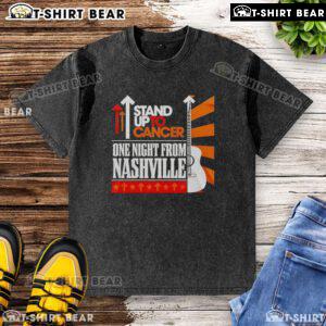 Top Stand Up To Cancer One Night From Nashville washed t-shirt featuring vibrant graphics and a comfortable fit.