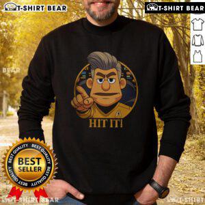 Top Star Trek Cartoon sweatshirt featuring Captain in a sci-fi parody design, perfect for fans of humorous space adventures.
