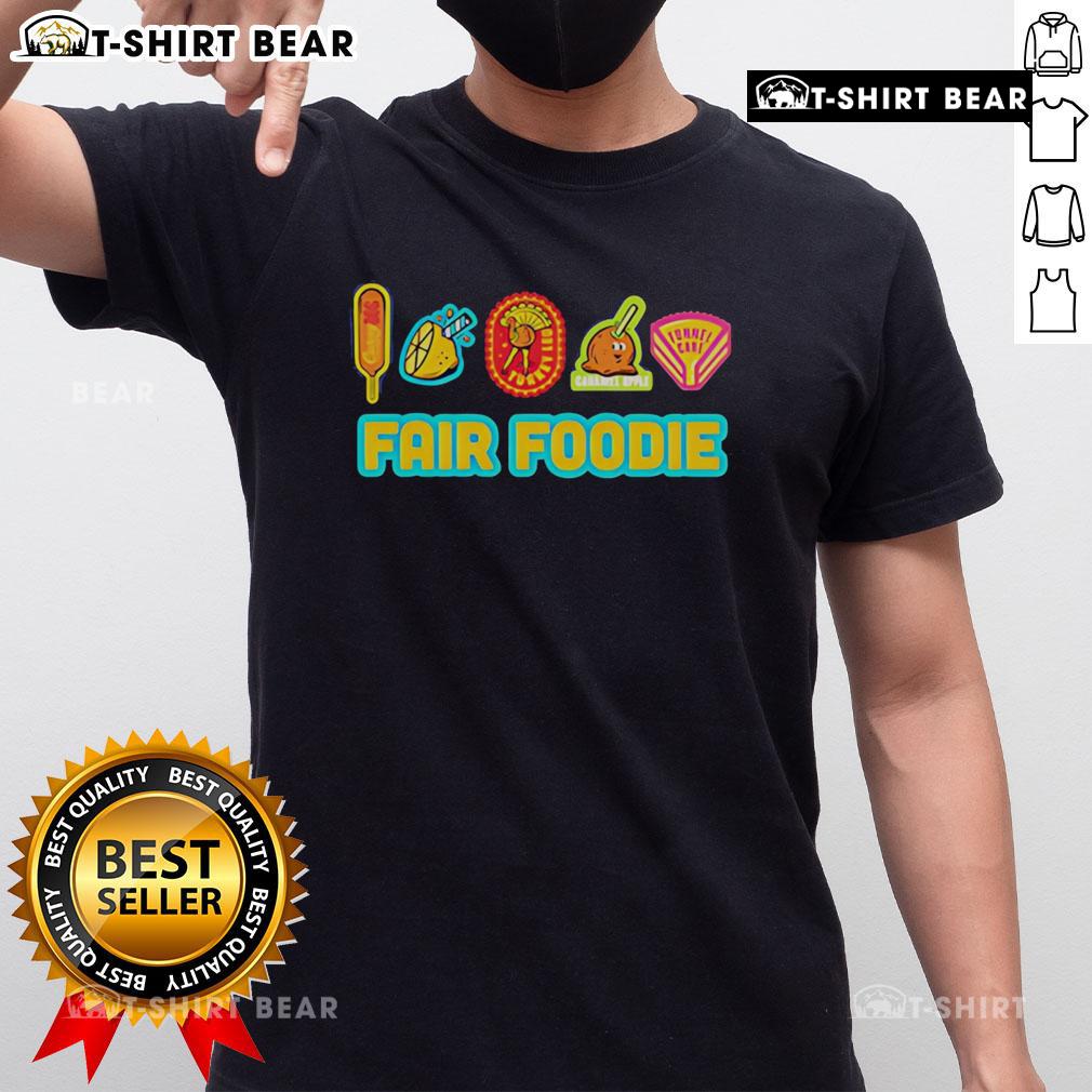 Top State Fair of Texas Fair Foodie T-Shirt featuring fun graphics celebrating Texas fair cuisine.