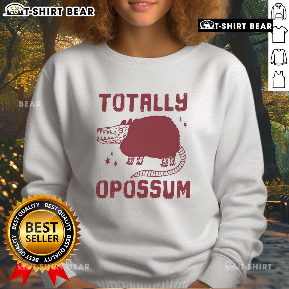 Cozy Top Totally Opossum Sweatshirt featuring a playful opossum design, perfect for casual wear and animal lovers.