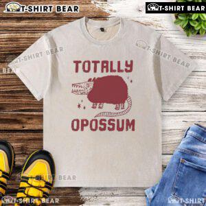 Top Totally Opossum Washed T-Shirt featuring a cute opossum graphic, perfect for casual and eco-friendly fashion lovers.
