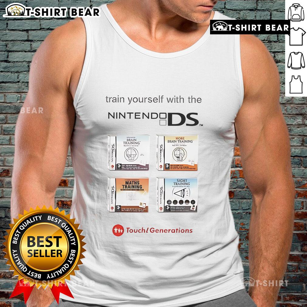 Stylish Nintendo DS tank top design for gamers, showcasing a vibrant graphic and comfortable fit for training sessions.