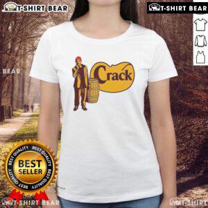 Top Tyrone Biggums Crack Barrel Cracker Logo Ladies Tee featuring a vibrant design and comfortable fit for fans.