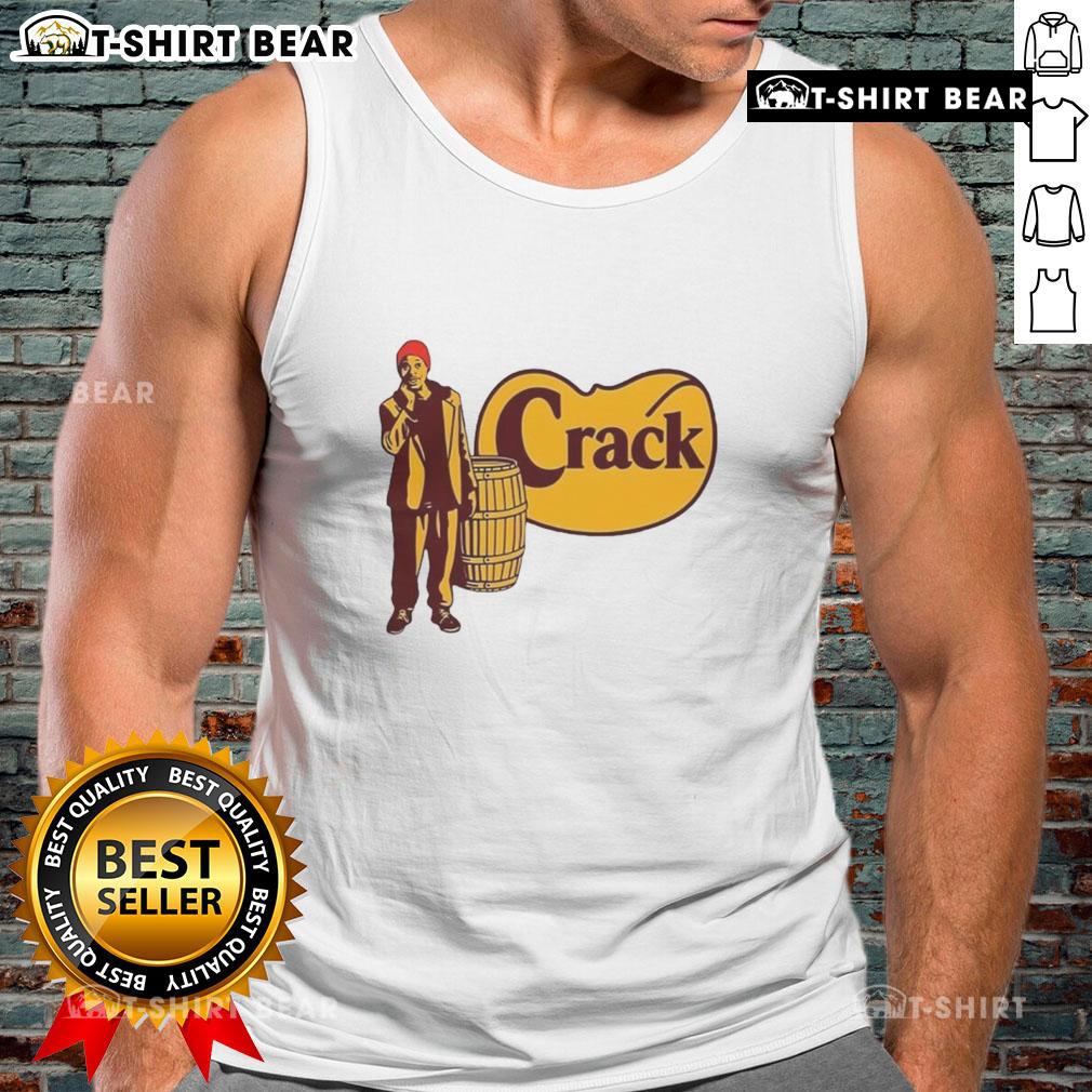 Top Tyrone Biggums Crack Barrel Cracker logo tank top featuring a vibrant design, perfect for fans of Dave Chappelle.