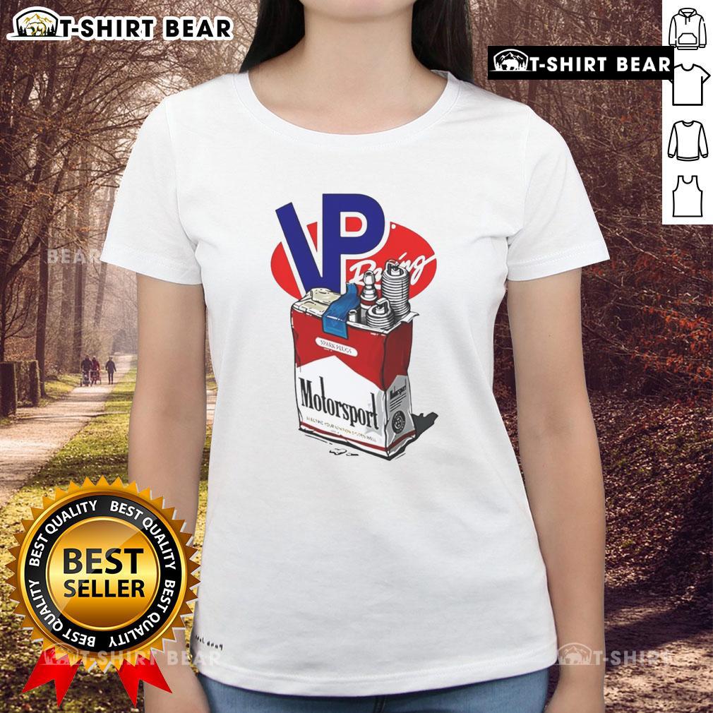 Top VP Racing Motorsport Ladies Tee in vibrant colors, perfect for motorsport fans and casual wear enthusiasts.