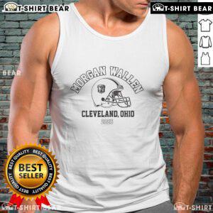 Alt Text: Top Wallen X Cleveland Browns I'm The Problem Tour 2025 tank top featuring bold graphics and team colors.