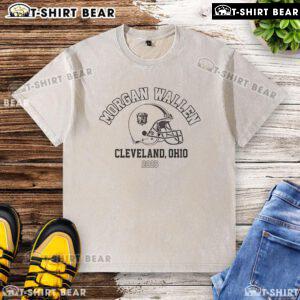 2025 Top Wallen X Cleveland Browns 'I'm The Problem' tour washed t-shirt featuring a stylish design for fans.