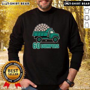 Seattle Mariners sweatshirt featuring 'Awesome 60 Big Dumpers' design, perfect for fans celebrating a historic season.