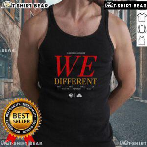 Alt Text: Awesome Atlanta Hawks 25-26 Opening Night We Different tank top featuring vibrant team colors and logo design.