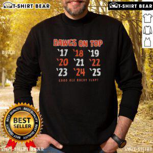 Alt Text: Awesome Dawgs On Top sweatshirt featuring Georgia Bulldogs vs Tennessee Volunteers design for fans.