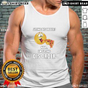 Stylish tank top with 'Awesome Eating Disorder? Nah, I'm Eating Disorder' graphic, perfect for casual wear.