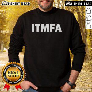 Awesome ITMFA Impeach The Mother F*cker Already sweatshirt in bold text, perfect for political activism and statement fashion.