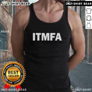 Awesome ITMFA Impeach The Mother F*cker Already tank top showcasing bold text design for political activism apparel.