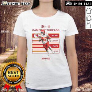 Stylish Kansas City Chiefs vs Los Angeles Chargers 2025 NFL ladies tee, perfect for game day enthusiasts.