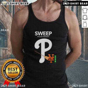 Awesome Sweep Phillies Over Mets Tank Top featuring a bold design celebrating the Phillies' victory over the Mets.