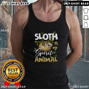 Funny sloth graphic on a lazy day tank top, perfect for anyone who relates to their spirit animal.