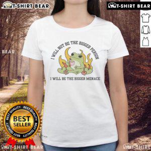Good I Will Not Be The Bigger Person Ladies Tee featuring a bold, playful graphic design and stylish fit.