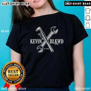 Good Kevin Blkwd 2016 Forever Ladies Tee in black, stylish women's t-shirt perfect for casual wear.