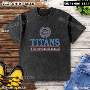 Good Tennessee Titans Crest Washed T-Shirt featuring a vintage logo design, perfect for fans and casual wear.