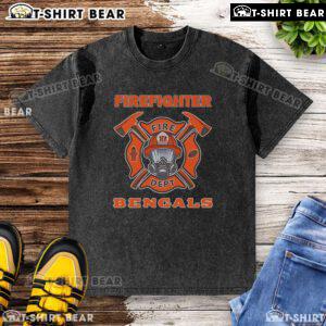 Happy-Cincinnati-Bengals-Firefighter-Fire-Dept-Logo-Washed-T-Shirt
