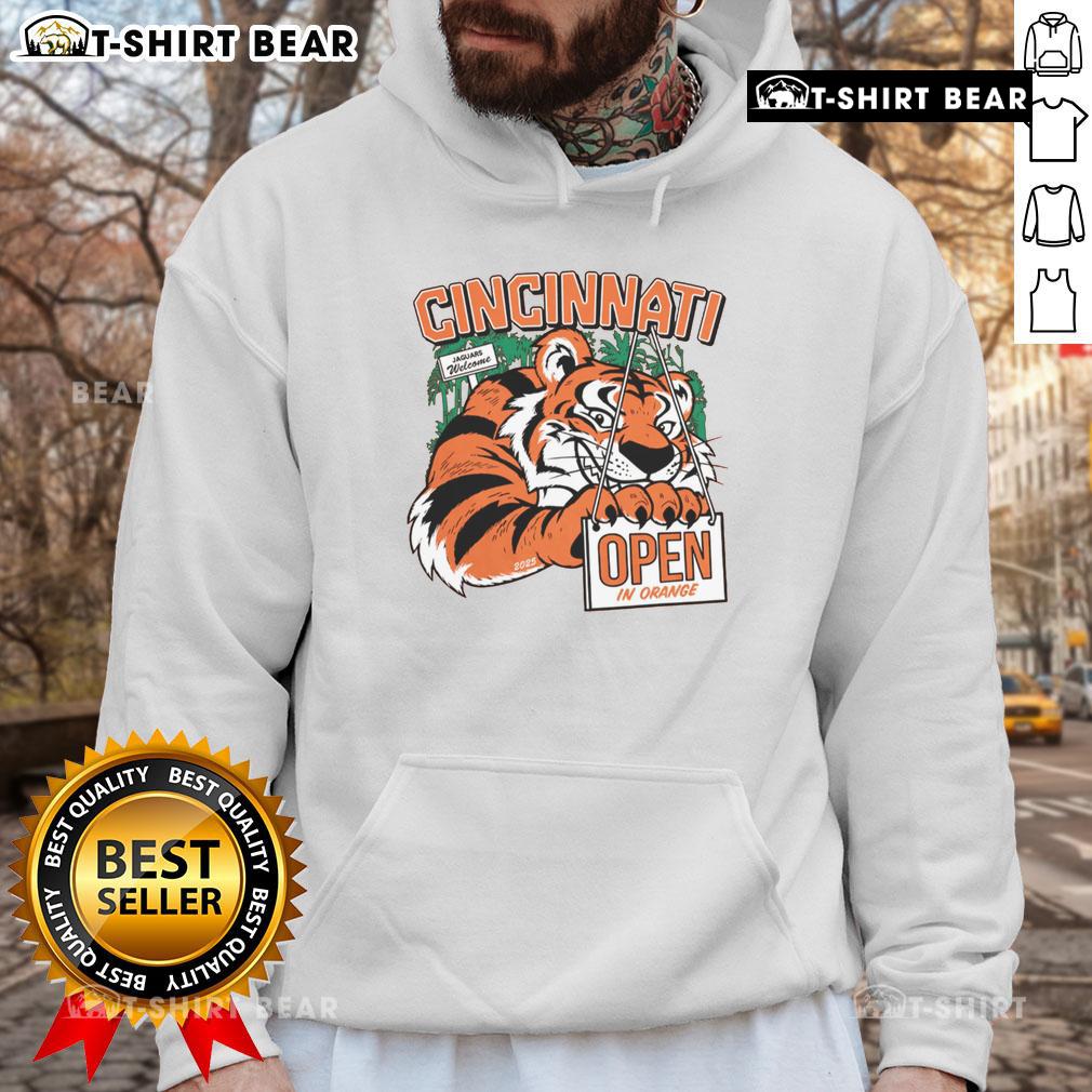 Hot Cincinnati Open in Orange 2025 hoodie featuring vibrant design and comfortable fit for fans and players.