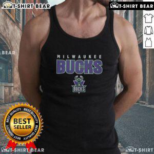 Alt Text: Vintage Hot Milwaukee Bucks Throwback Tank Top featuring bold team colors and logo, perfect for basketball fans.