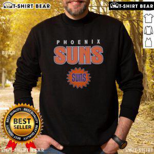 Retro Hot Phoenix Suns Throwback Sweatshirt featuring vibrant team colors and logo for fans and collectors.