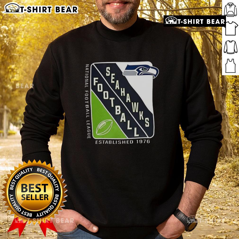 Hot Seattle Seahawks NFL Established 1976 Starter sweatshirt in vibrant colors, perfect for fans and cozy game days.