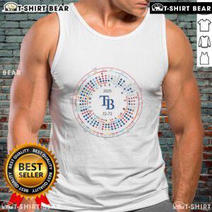 Hot Tampa Bay Rays baseball team results 2025 tank top design featuring team colors and logo for fans.