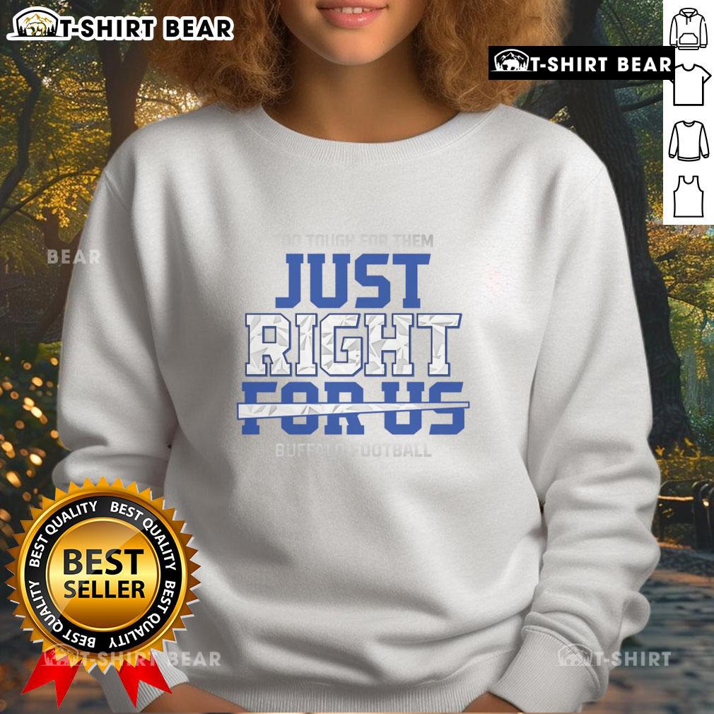 Stylish Buffalo football sweatshirt, perfect for fans who love comfort and team spirit. Ideal for game days and casual wear.