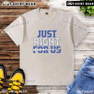 Hot Too Tough For Them Just Right For Us Buffalo Football Washed T-Shirt in vibrant colors, perfect for game day style.