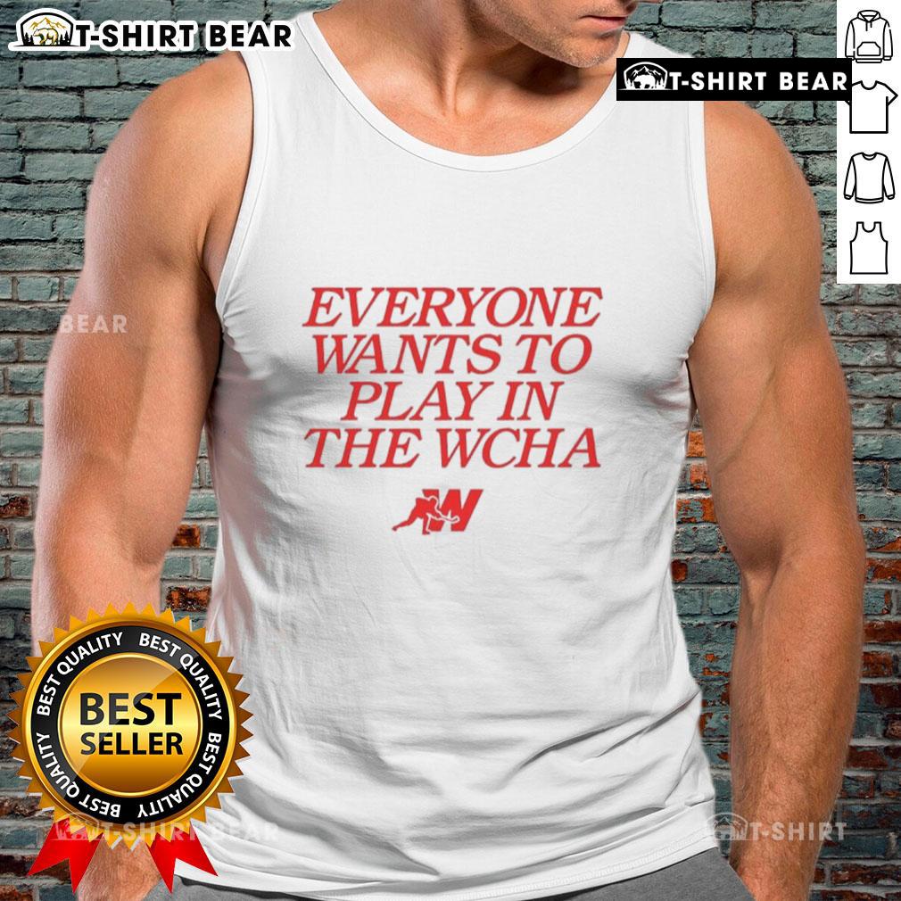 Stylish WCHA tank top with vibrant design, perfect for fans wanting to show their support in comfort and style.
