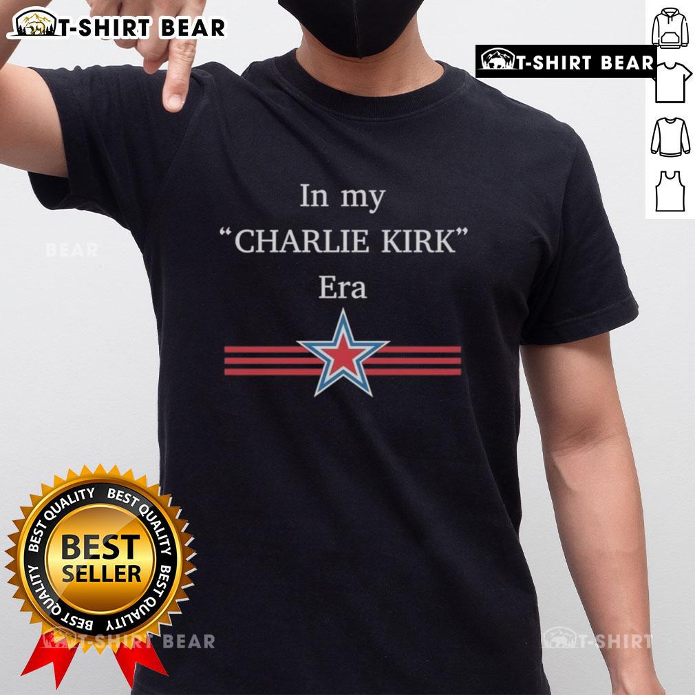 Nice In My Charlie Kirk Era Star T-Shirt featuring a vibrant star design, perfect for fans of Charlie Kirk and trendy apparel.