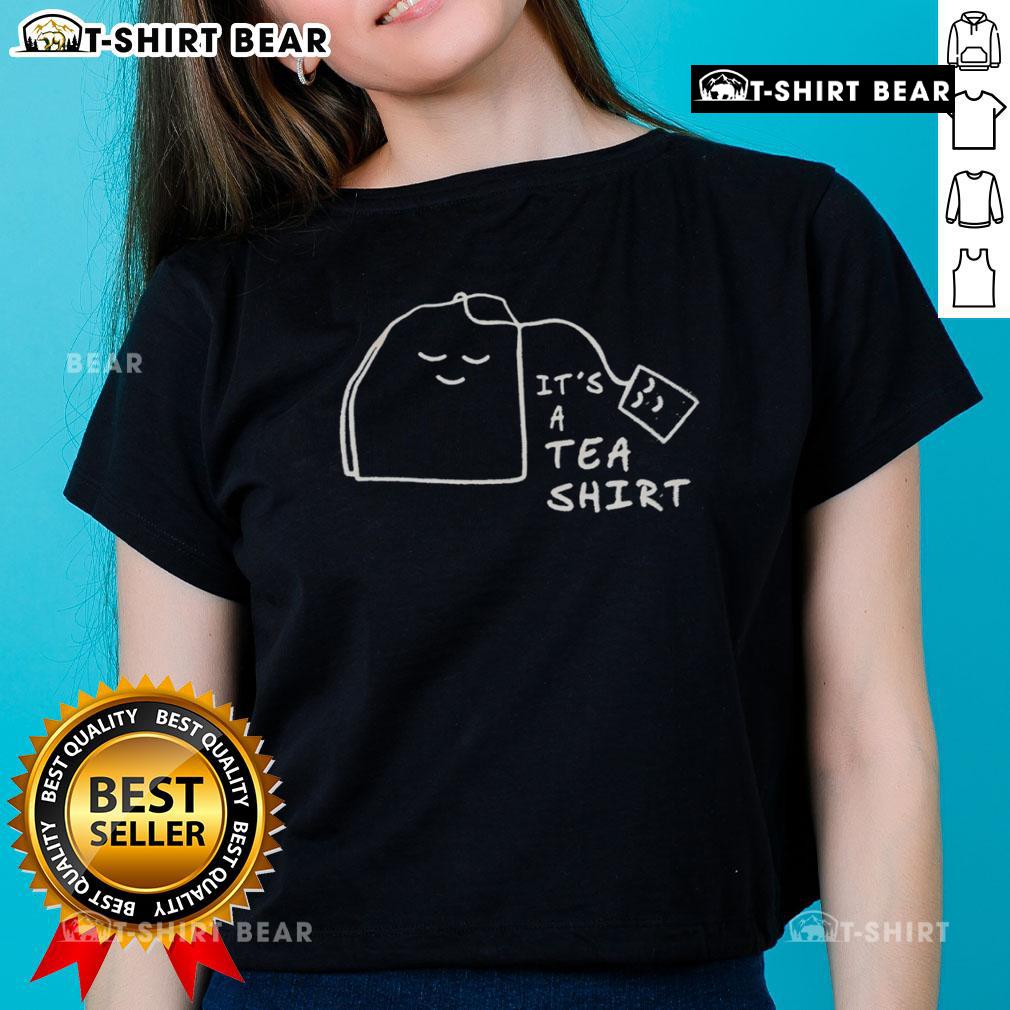 Nice It's A Tea Ladies Tee featuring a stylish graphic design perfect for tea lovers and casual wear.