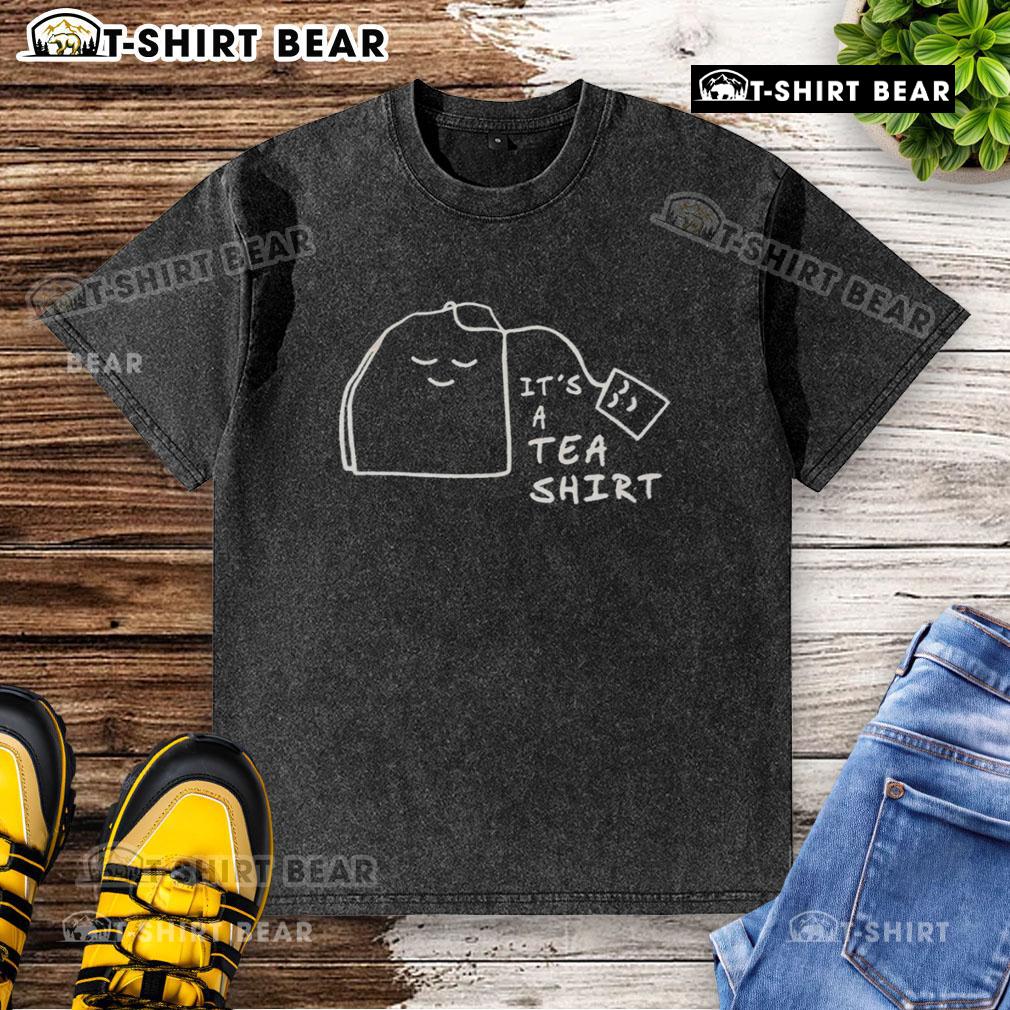 Nice It's A Tea Washed T-Shirt in soft fabric, featuring a casual design perfect for everyday wear.