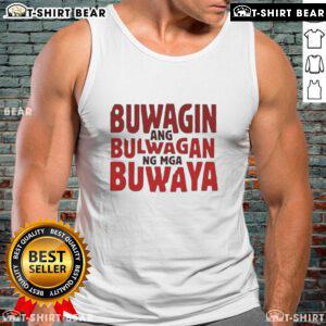 Alt Text: Official Buwagin Bulwagan Ang Ng Mga Buwaya tank top design featuring vibrant graphics and comfortable fit for casual wear.
