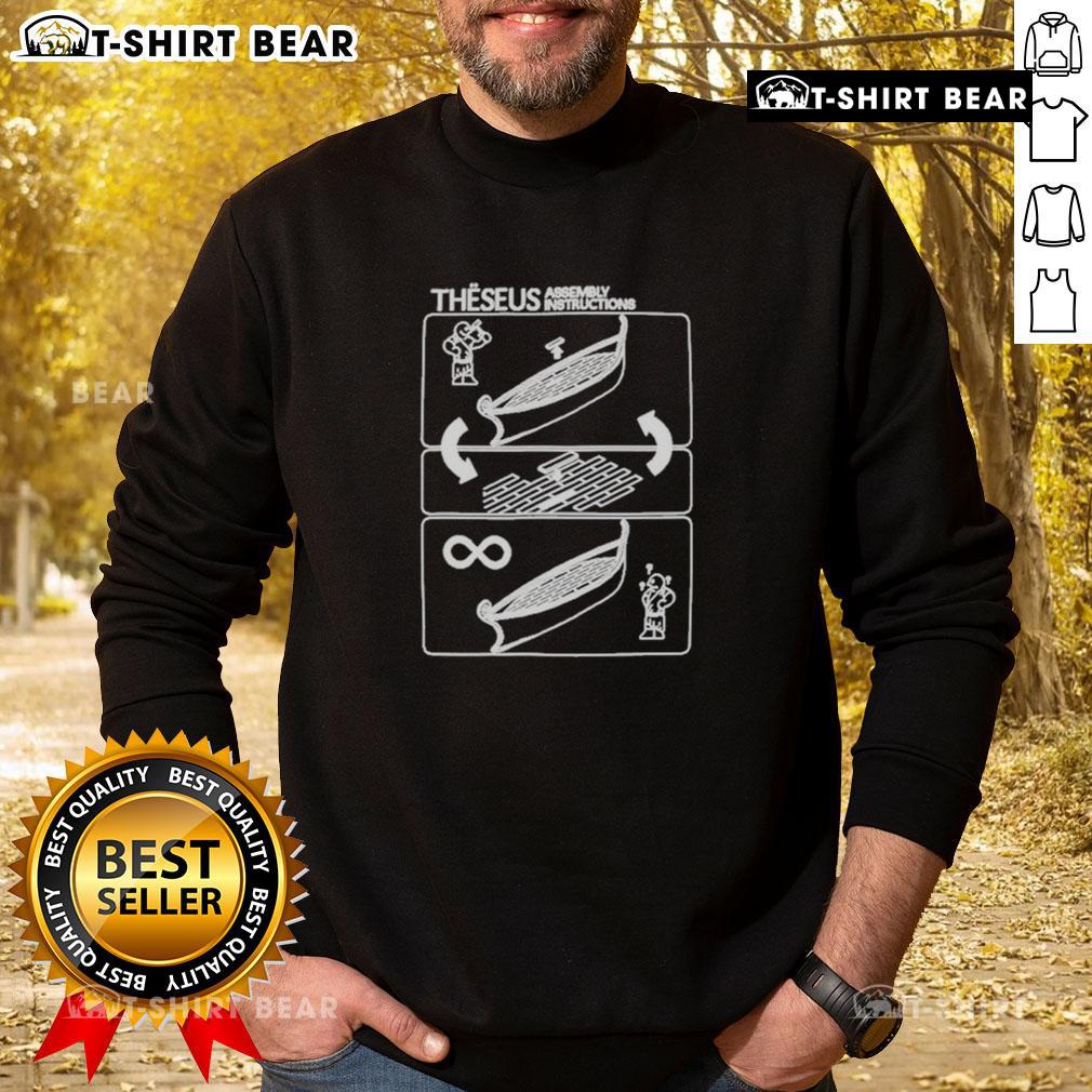 Alt Text: Official Distractible The Theseus 2025 Sweatshirt showcasing a trendy design in a cozy, casual fit. Perfect for fans!