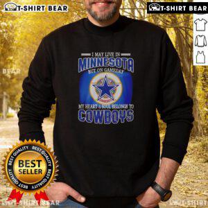 Dallas Cowboys sweatshirt for Minnesota fans, showing team pride on game day with bold graphics and cozy design.