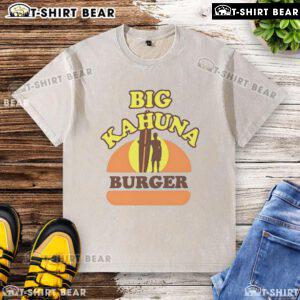 Original Big Kahuna Burger washed t-shirt featuring a vibrant design, perfect for casual wear and burger enthusiasts.
